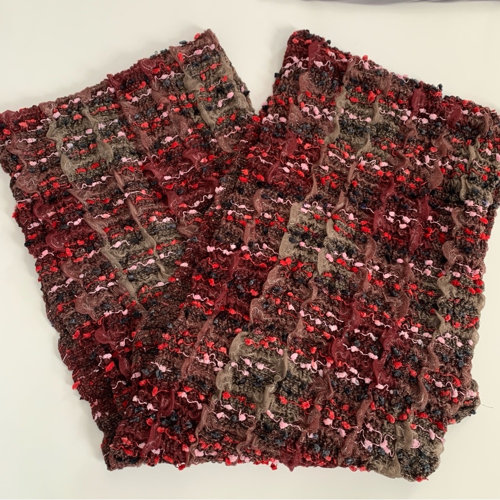 Women’s Chunky Knit Long Infinity Scarf Multicolor - Picture 5 of 11
